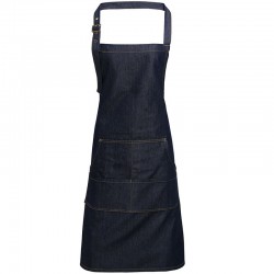 Plain Jeans stitch bib apron Premier 265 GSM